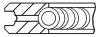 4.0mm 231 CK GOE13 GOETZE Поршневое кольцо