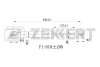 Превью - GF-2096 ZEKKERT Газовая пружина, крышка багажник (фото 2)