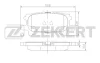 Превью - BS-1995 ZEKKERT Комплект тормозных колодок, дисковый тормоз (фото 2)