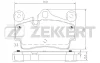 Превью - BS-2834 ZEKKERT Комплект тормозных колодок, дисковый тормоз (фото 2)