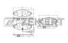 Превью - BS-1047 ZEKKERT Комплект тормозных колодок, дисковый тормоз (фото 2)