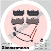 23694.165.2 ZIMMERMANN Комплект тормозных колодок, дисковый тормоз