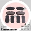 Превью - 23463.170.1 ZIMMERMANN Комплект тормозных колодок, дисковый тормоз (фото 2)