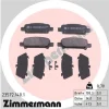 Превью - 23572.140.1 ZIMMERMANN Комплект тормозных колодок, дисковый тормоз (фото 2)