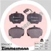 Превью - 20344.145.1 ZIMMERMANN Комплект тормозных колодок, дисковый тормоз (фото 2)
