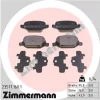 Превью - 23517.160.1 ZIMMERMANN Комплект тормозных колодок, дисковый тормоз (фото 2)