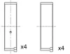 BB2045-030 FAI AUTOPARTS Шатунный подшипник