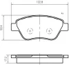 K401702 VEMA Тормозные колодки