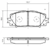 K405100 VEMA Тормозные колодки