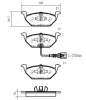 K413601 VEMA Тормозные колодки