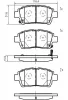 K413900 VEMA Тормозные колодки