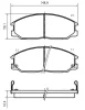 K414100 VEMA Тормозные колодки