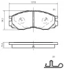 K414400 VEMA Тормозные колодки