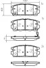 K421800 VEMA Тормозные колодки