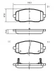 K421900 VEMA Тормозные колодки