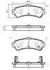 K423900 VEMA Тормозные колодки