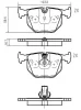 K604100 VEMA Тормозные колодки