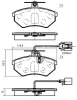 K606606 VEMA Тормозные колодки