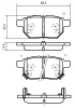 K607600 VEMA Тормозные колодки