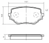 K610500 VEMA Тормозные колодки