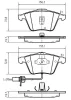 K616300 VEMA Тормозные колодки