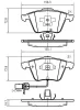 K616301 VEMA Тормозные колодки