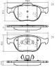 K619300 VEMA Тормозные колодки