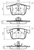 K628300 VEMA Тормозные колодки