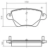 K629000 VEMA Тормозные колодки