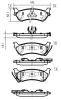 K641801 VEMA Тормозные колодки