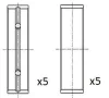 BM1008-025 FAI AUTOPARTS Подшипник коленвала