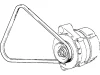 12 31 1 268 678 BMW Клиновой ремень 9.5x850 1500-2000cs, 1502-2002tii, 3' e21, 5' e12