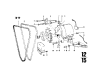 Превью - 12 31 1 268 675 BMW Клиновой ремень 9.5x875 1500-2000cs, 1502-2002tii, 3' e21, e30, 5' e12, e28 (фото 3)