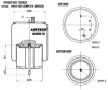 34912-13K AIRTECH Пневмоподушка 34912-13k