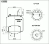 37805K AIRTECH Пневмоп. со стак. 1шп-шт. кроншт.2отв. порш.сталь 1шп. volvo fl6 fm7/10/12