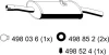 123037 ERNST Глушитель выхлопных газов средний/конечный/задняя банка