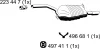 244060 ERNST Глушитель выхлопных газов средний/конечный/задняя банка