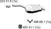 244190 ERNST Глушитель выхлопных газов средний/конечный/задняя банка