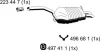 244206 ERNST Глушитель выхлопных газов средний/конечный/задняя банка