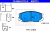 Превью - 13.0460-5713.2 ATE Комплект тормозных колодок, дисковый тормоз (фото 3)