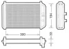 1228019 CTR Радиатор отопителя салона