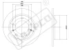 BD0342 BAPCO Тормозной диск bd0342