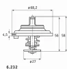 6.232.79 BEHR/HELLA/PAGID Термостат системы охлаждения 6.232.79