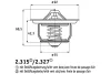 2.315.71 BEHR/HELLA/PAGID Термостат системы охлаждения 2.315.71