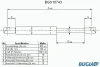 Превью - BGS10743 BUGIAD Газовый амортизатор крышки багажника, заднего стекла, капота (фото 2)