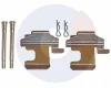 2237 CARRAB BRAKE PARTS Комплектующие (ремкомплект), колодки тормозные