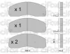 Превью - 822-374-0 CIFAM Комплект тормозных колодок, дисковый тормоз (фото 2)
