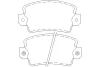 Превью - CVP045 DON Комплект тормозных колодок, дисковый тормоз (фото 2)