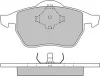 BRP0875 EEC Комплект тормозных колодок, дисковый тормоз