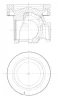 41980961 KOLBENSCHMIDT Ремонтный комплект, поршень / гильза цилиндра